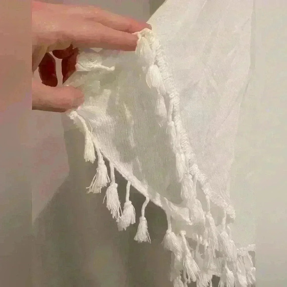 Women’s White Bathing Suit Cover Up - Picture 2 of 8